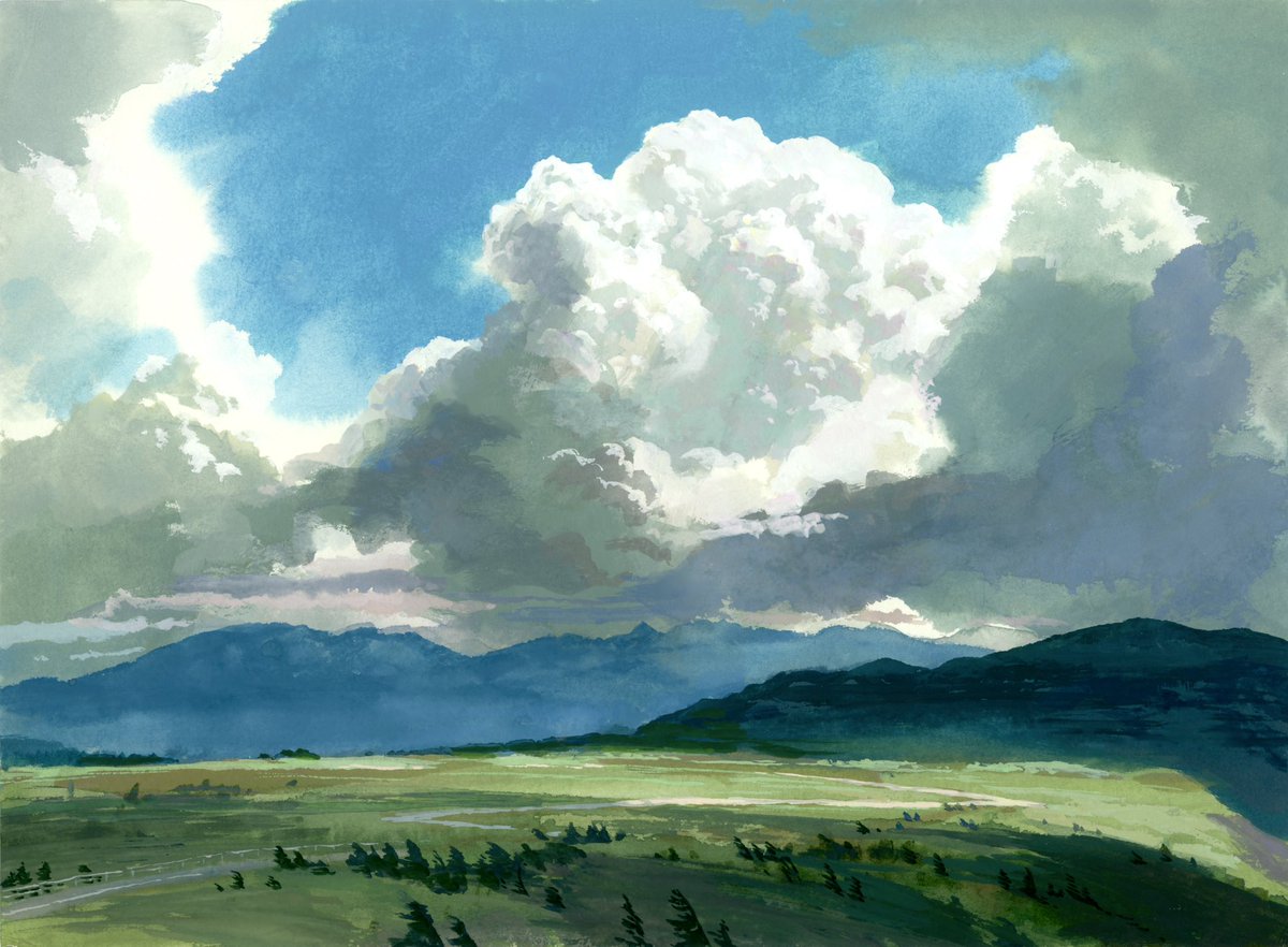 Summer in the plateau

Watercolour painting