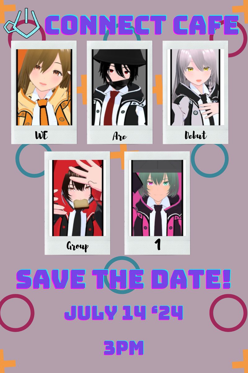 HPineapple13's tweet image. Hallu, we are Connect Cafe and we are Debut Group 1 that is set to officially debut on July 14 (PH time, 3pm). 

Watch Connect Cafe Debut group 1 via: twitch.tv/connectcafe?sr…

#phvtuber