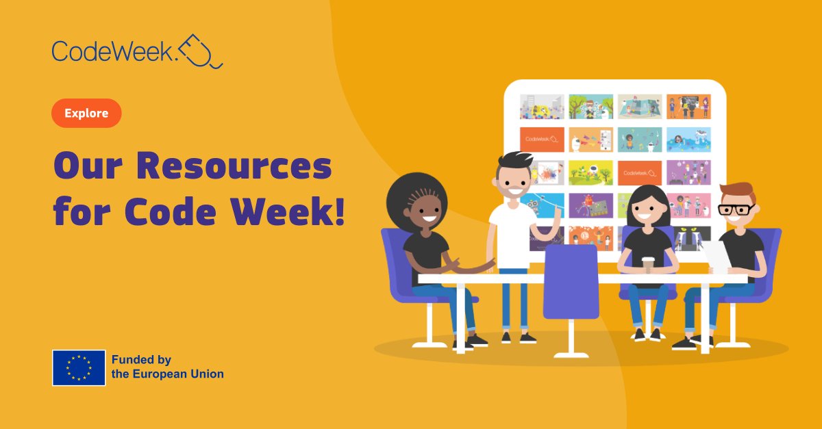 CodeWeekEU's tweet image. Discover valuable resources to help you plan and execute successful Code Week events.
codeweek.eu/toolkits
#CodeWeek2024 #Resources"