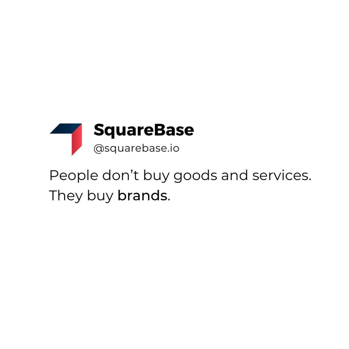 SquareBase's tweet photo. Branding is the most crucial part for a successful venture. Do not neglect it.!

-

#Branding #BusinessIdeas #StartupLife #WebDesigner #WebDevelopers #SquareBase https://t.co/tJGspeeMXC