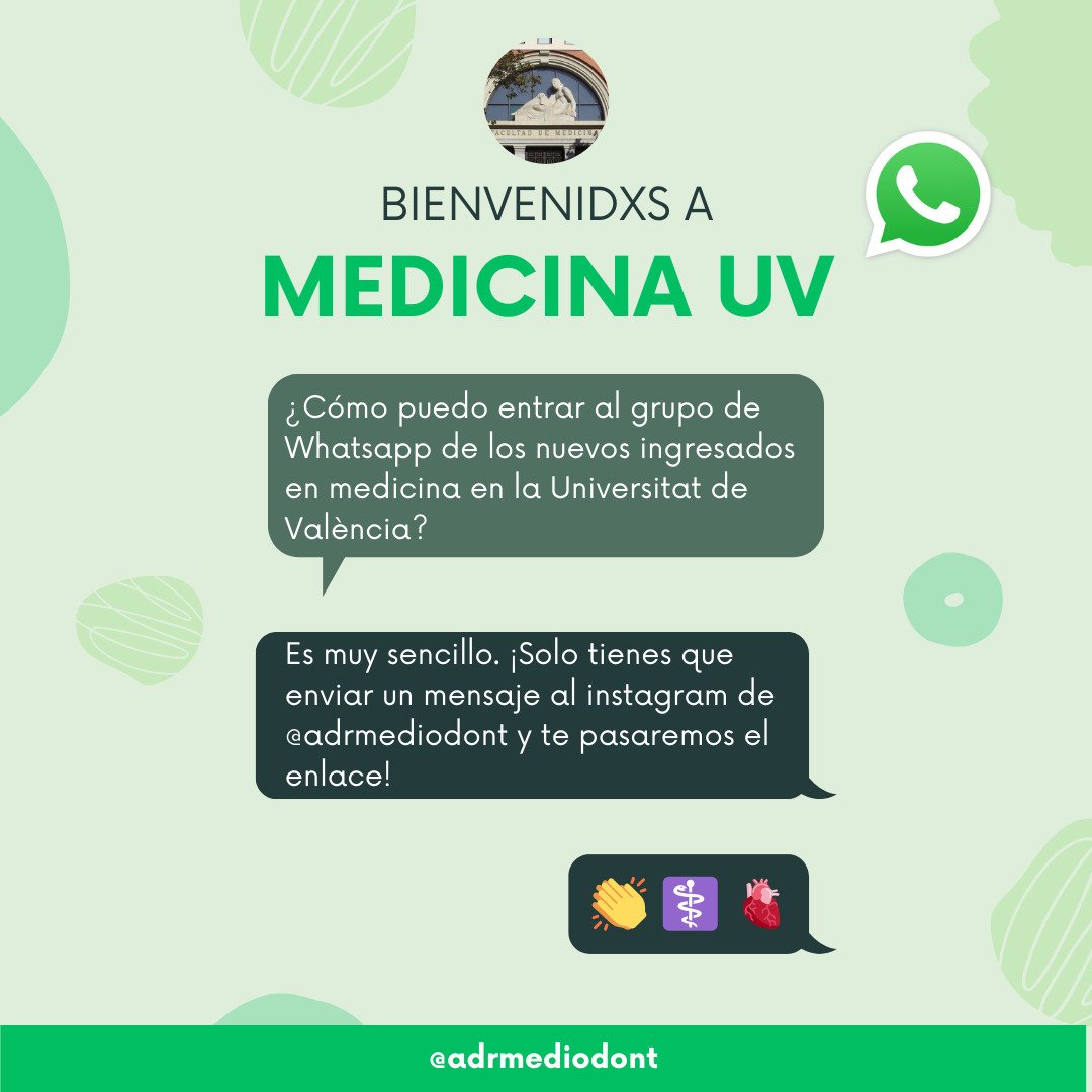 Delegació d'Alumnes de Medicina UV tweet media