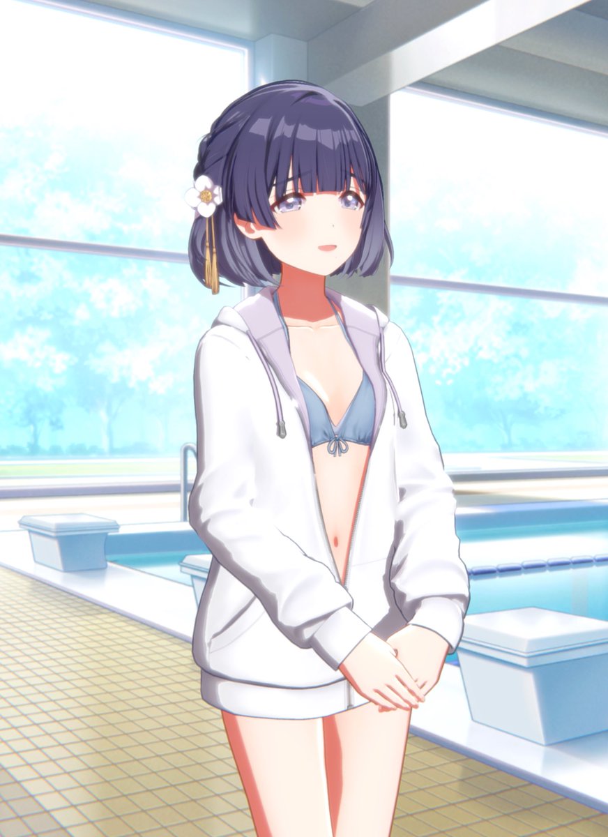 学マス 美鈴ちゃんにも水着あるやん！！！