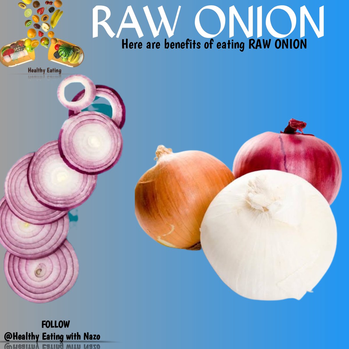 EATINGWITHNAZO's tweet photo. Despite being very beneficial, some people despise seeing cooked onion in their dishes.

🎯BE YOUR BROTHERS KEEPER
🎯REPOST FOR OTHERS 

Do you know that eating RAW onions has numerous benefits ?

FIVE BENEFITS OF EATING RAW ONION

Open thread👇🏼 https://t.co/8N5Z7c3qqi