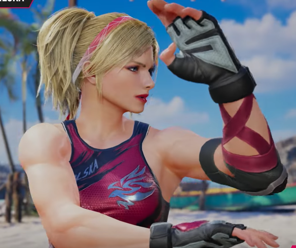 Gab on X: “Very based to have a Tekken girl with muscles https://t
