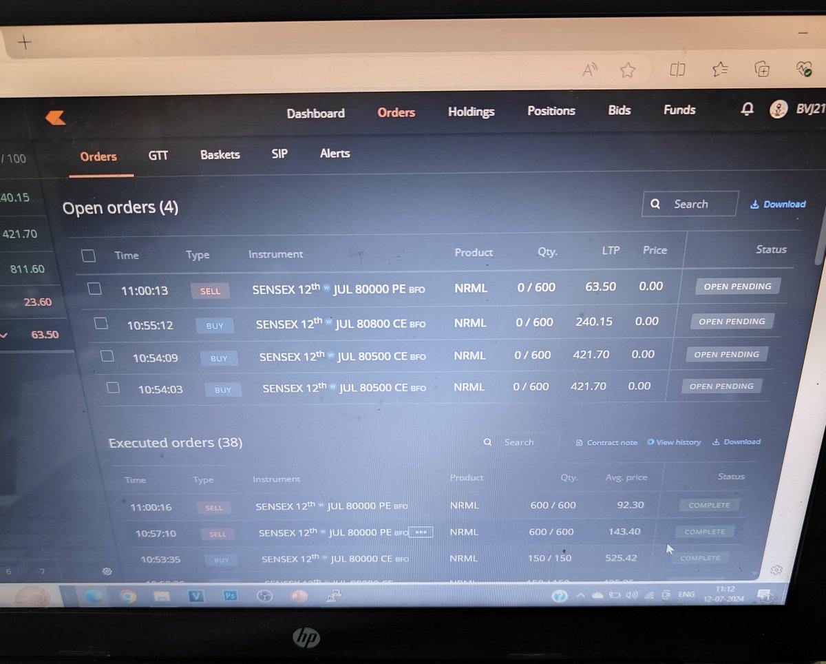 PRAFULKULKARN18's tweet image. It's been 15 min and orders still open pending.
@zerodhaonline You motherfuckers should be taken to court.
You'll pay every penny to every customer this time. Affected people retweet and comment under this.
