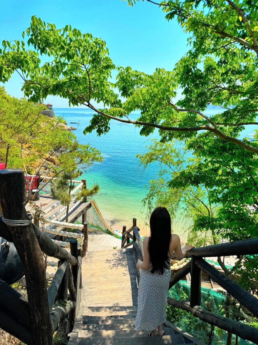 Heidygtd's tweet photo. The scenery by the sea is so relaxing. I really like this environment and weather.❤️❤️ https://t.co/jlFNo9o6GL