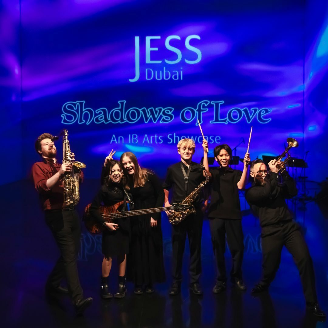 JESSDubai's tweet photo. An enchanting evening at the Theatre of Digital Art! Witness the brilliance of our IB Arts students in ‘Shadows of Love’. Captivating performances, evocative music, and stunning visuals by IB &amp; BTEC Art students. 

#IBShowcase #ShadowsOfLove https://t.co/mig60F6ZSS