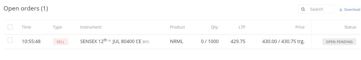BSEFO &amp; <a href="/zerodhaonline/">Zerodha</a> do not go well

Issues yet again wrt Orders

Been open pending since the time it was placed, Can't cancel it as well

Lets see what they do with this order