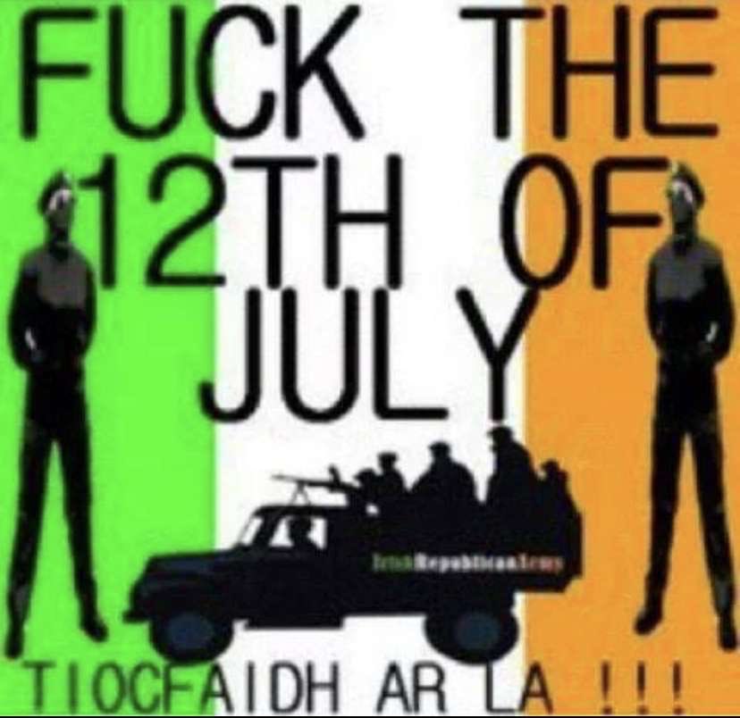 Will61792302's tweet photo. King billy loved the willy #fuckthe12thofjuly #upthera #ira #northenireland #ireland #britsout https://t.co/5icNEPh27S