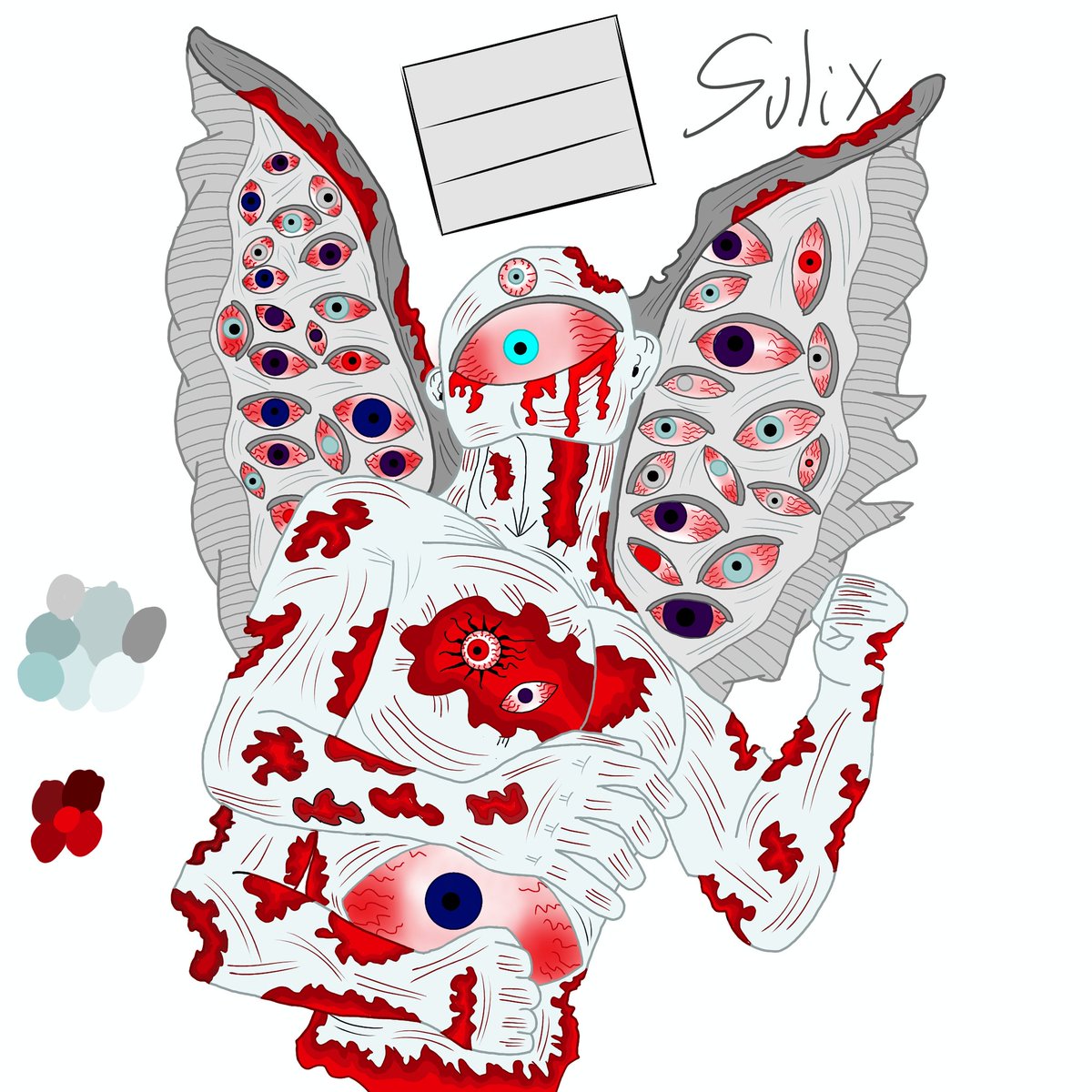 TheRealSULIX's tweet photo. A warrior angel! (Base on tinysoulgame ) I love your animation!!!! ❤️ https://t.co/ZjiinkMjII