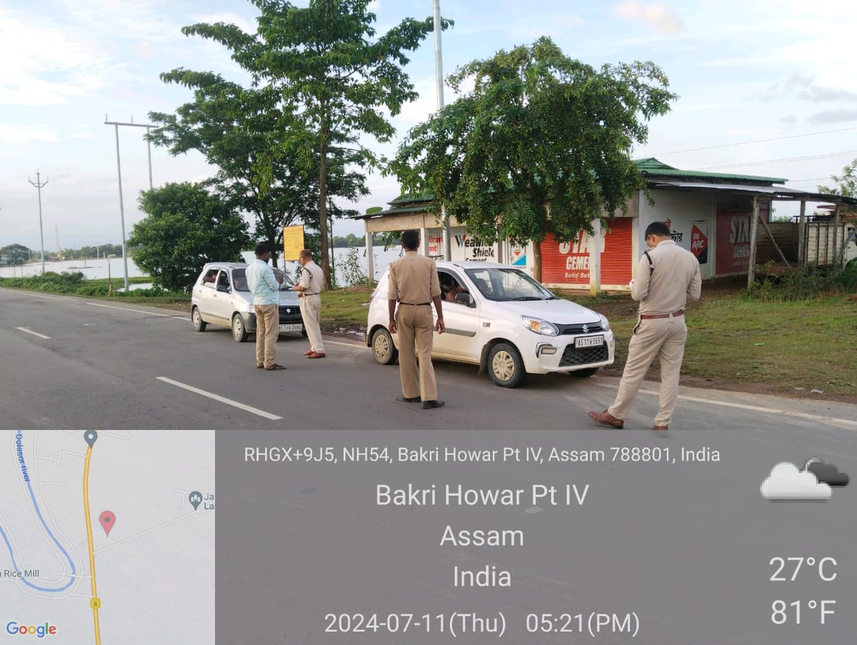 DTOHailakandi99's tweet photo. Enforcement drive against various offences on - 11/07/2024
W/O Insurances -02
W/O Helmet -19
Over Speeding -02
0thers- 02
@CMOfficeAssam @TransportAssam @Assamroadsafety @keshab_mahanta
@assampolice @gpsinghips #RoadSafety https://t.co/nJ948QqRLt