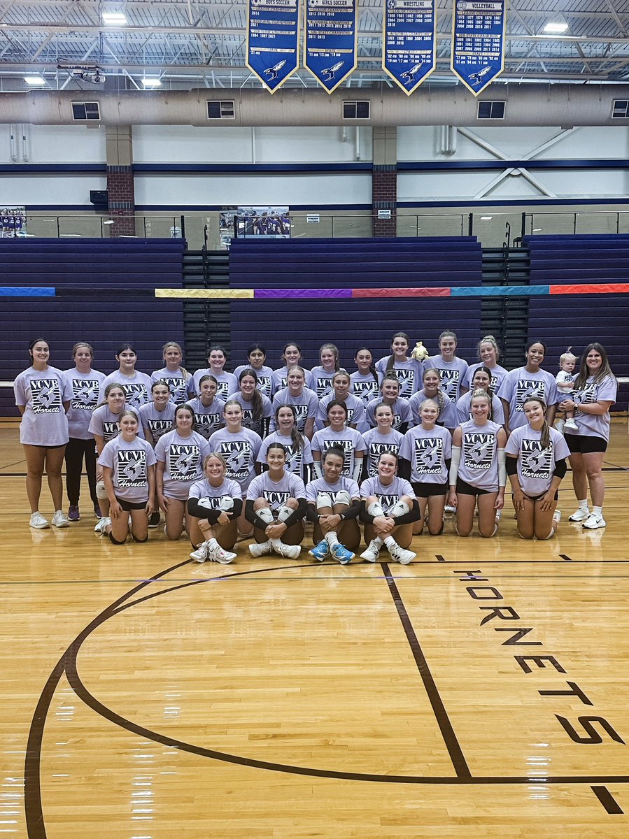 VC_Volleyball's tweet photo. Camp week is complete! Big thank you to our campers, workers & coaches for all of your help this week! Always a fun & exhausting week but the time in the gym is always worth it! Excited for August! π #goalfish #vcvb https://t.co/jpsgYxWy4e