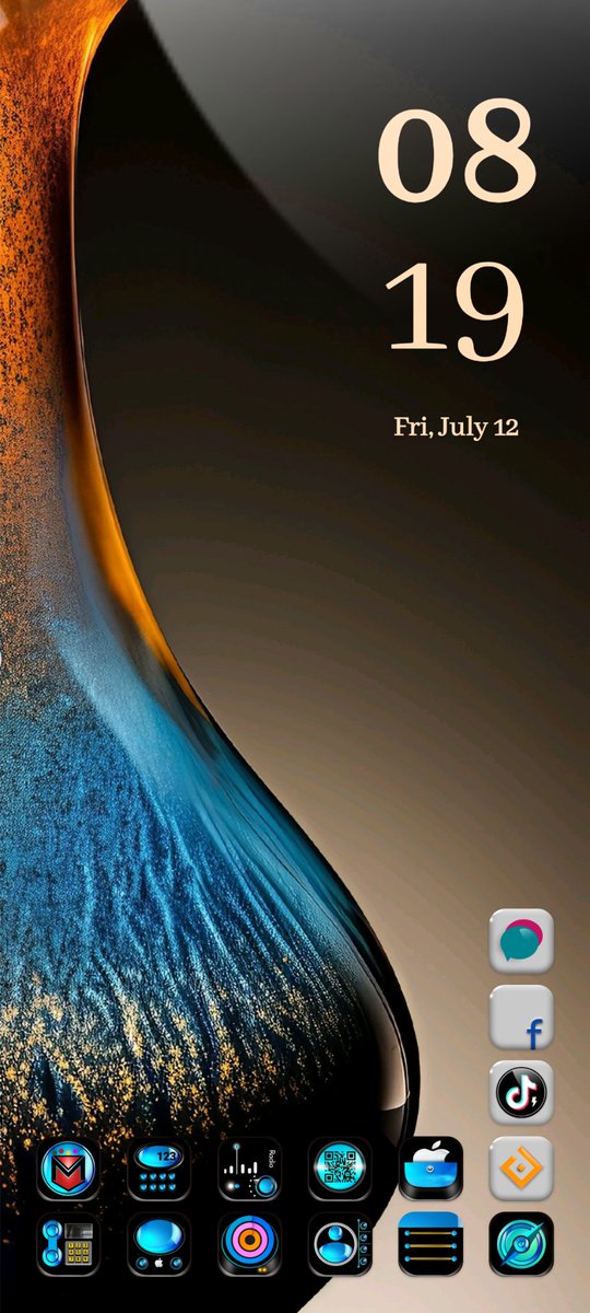 MyLoveJewels's tweet photo. 🌈 Today #MyIconPacks Setup! ✨🙋
🔴 #Blue_Ocean 🌊 + #OnyXs Icon Pack.
🔴 App & Widget @SmartLauncher
🔴 Template @nalankang1
🔴 #Wallpapers Credit to Creator. https://t.co/doGdoDGyDt