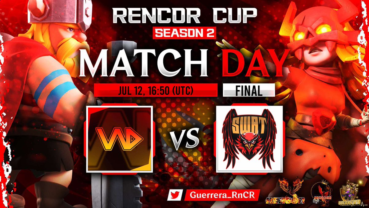The moment we've all been waiting for! 🤩 We're facing off against <a href="/SWATCOCBR/">SWAT</a> in the Rencor Cup GRAND FINALS! 🏆 Let's give it our all and bring home the championship! 💥
<a href="/Guerrera_RnCR/">Guerrera 🔥⚔️ReNCoR-family ⭐️</a> #GRANDFINALS