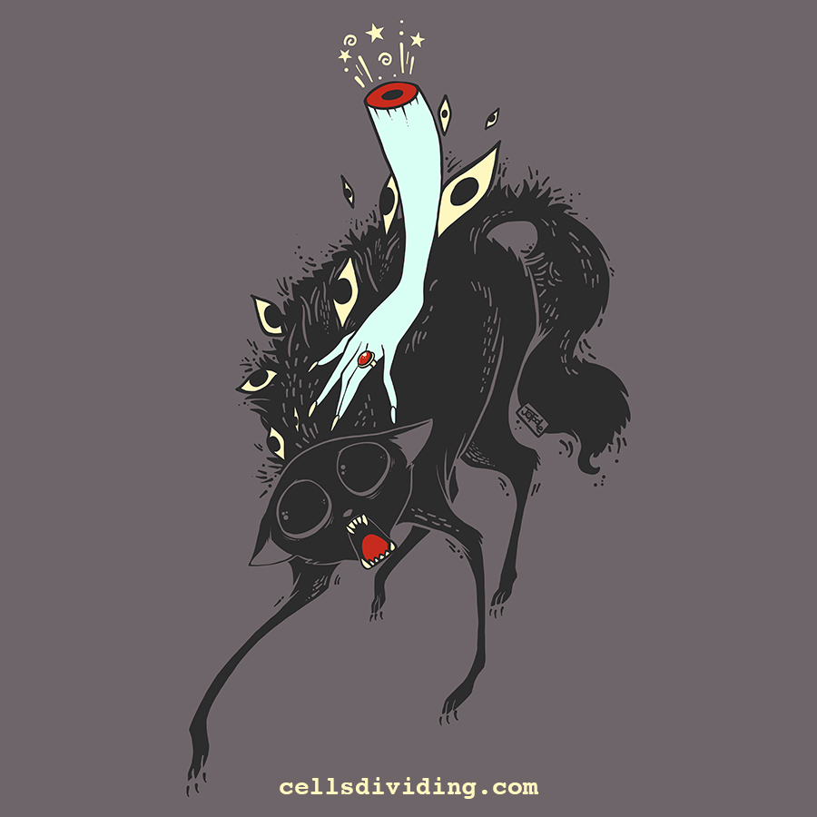 cellsdividing's tweet image. Cat art from 2019 (made with Procreate). 🐈‍⬛

#blackcats #nugoth #whimsigoth #witchaesthetic