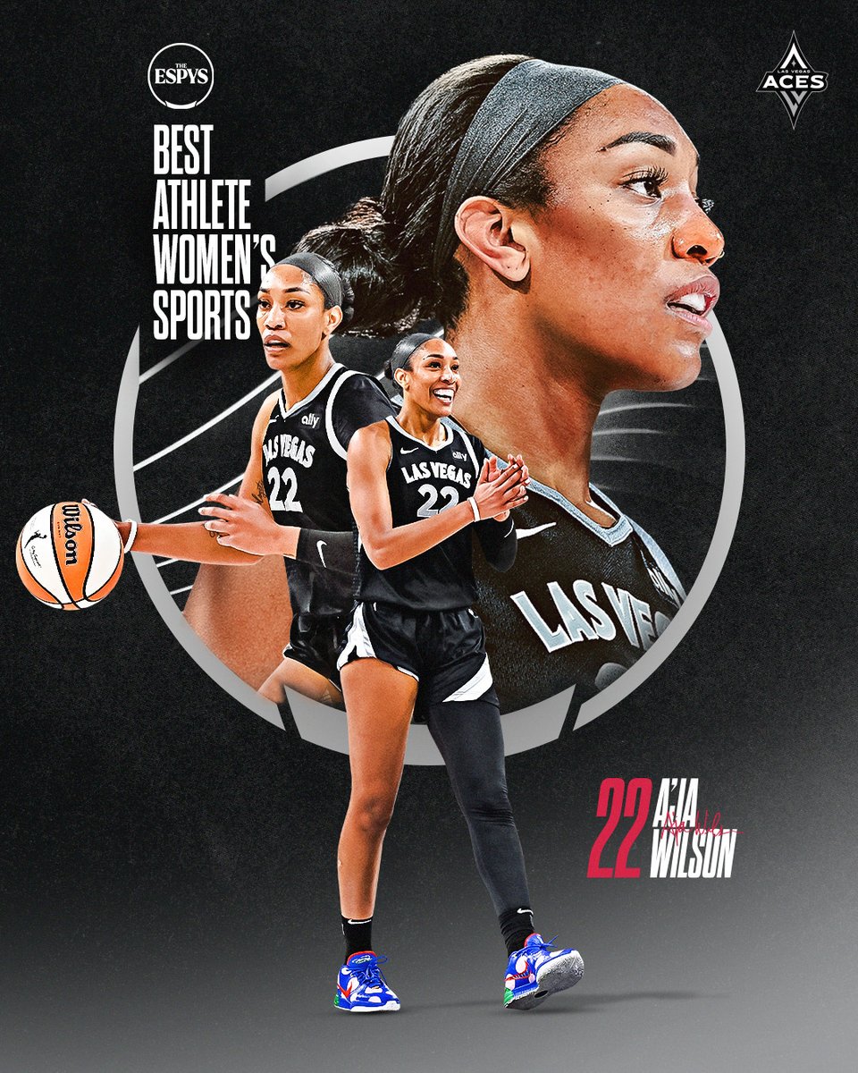and the ESPY for the Best Athlete Women's Sports goes to...

𝙃𝙀𝙍 👑

<a href="/_ajawilson22/">A'ja Wilson</a> // <a href="/ESPYS/">ESPYS</a>