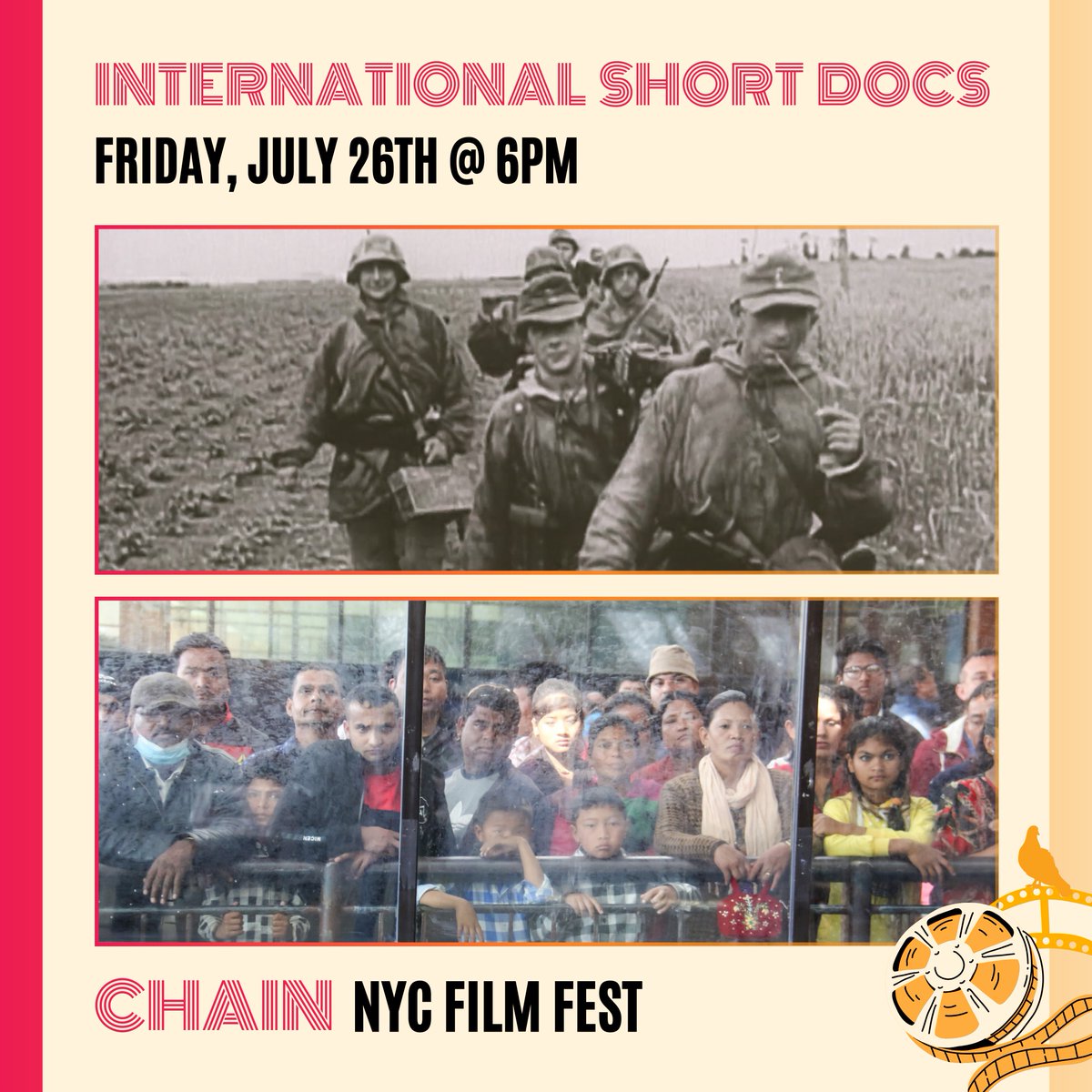 ChainFilmFest's tweet image. International Short Docs (FEATURING DOC NARRATED BY JEFF DANIELS)
7/26 - 6pm
Tix: ow.ly/N7zn50SA0A2

Village of Death: Oradour-sur-Glane 1944

Where Have All the Smiles Gone?

#jeffdaniels #documentary #shortdoc #filmfestival #filmfest #nycfilm #chainfilmfest