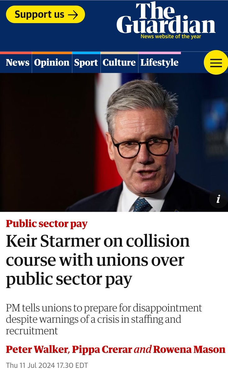 sturgy83's tweet photo. @MattWrack How's it all shaping up now after telling your members to accept the latest pay offer and fight on.
That things will be a lot more rosey with Labour in charge. That all our problems will be sorted... https://t.co/o2ahiWOuUY