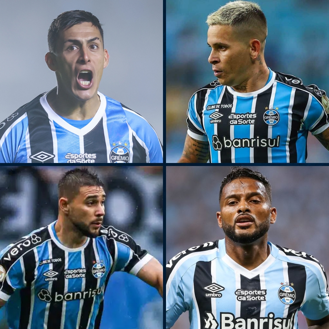 rdimortal's tweet photo. OS QUATRO JOGADORES MAIS COBRADOS POR RENATO PORTALUPPI E DIREÇÃO

O técnico e os dirigentes do Departamento de Futebol do Grêmio tiveram uma reunião com o grupo de jogadores gremista nesta quinta-feira, dia 11. 

Dentro do vestiário, a partir das 15h, Renato, Antônio Brum e Luís Vagner Vivian foram as vozes que mais cobraram no vestiário. O presidente Alberto Guerra não esteve no recinto.

Quatro atletas foram especialmente cobrados por motivos diferentes:

- Soteldo, pela reapresentação com dois dias de atraso. O venezuelano levou uma multa;

- Pavón, por uma postura considerada individualista em campo. O argentino foi cobrado para que jogue de forma mais coletiva;

- Reinaldo e João Pedro, na avaliação da comissão técnica, entraram "sonolentos" contra o Cruzeiro. O primeiro gol foi creditado a Reinaldo, já o segundo a João Pedro.

🗞️ Saimon Bianchini
📸 Lucas Uebel / Grêmio FBPA