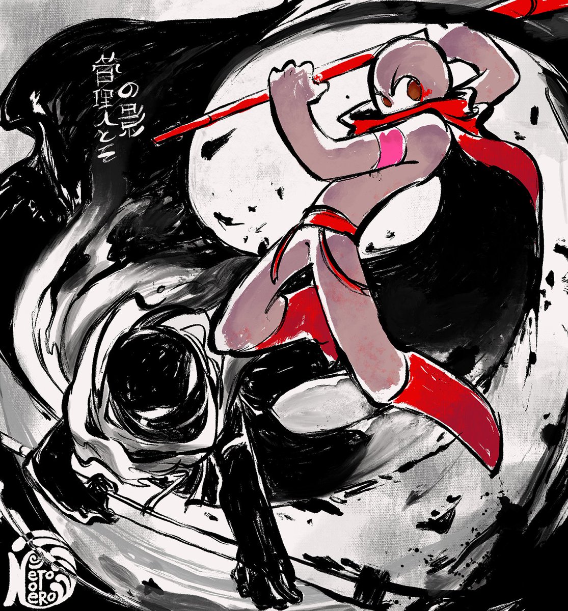 netonotnero's tweet image. tried a new thing (@NeroSensei1&apos;s Nero and Oren)