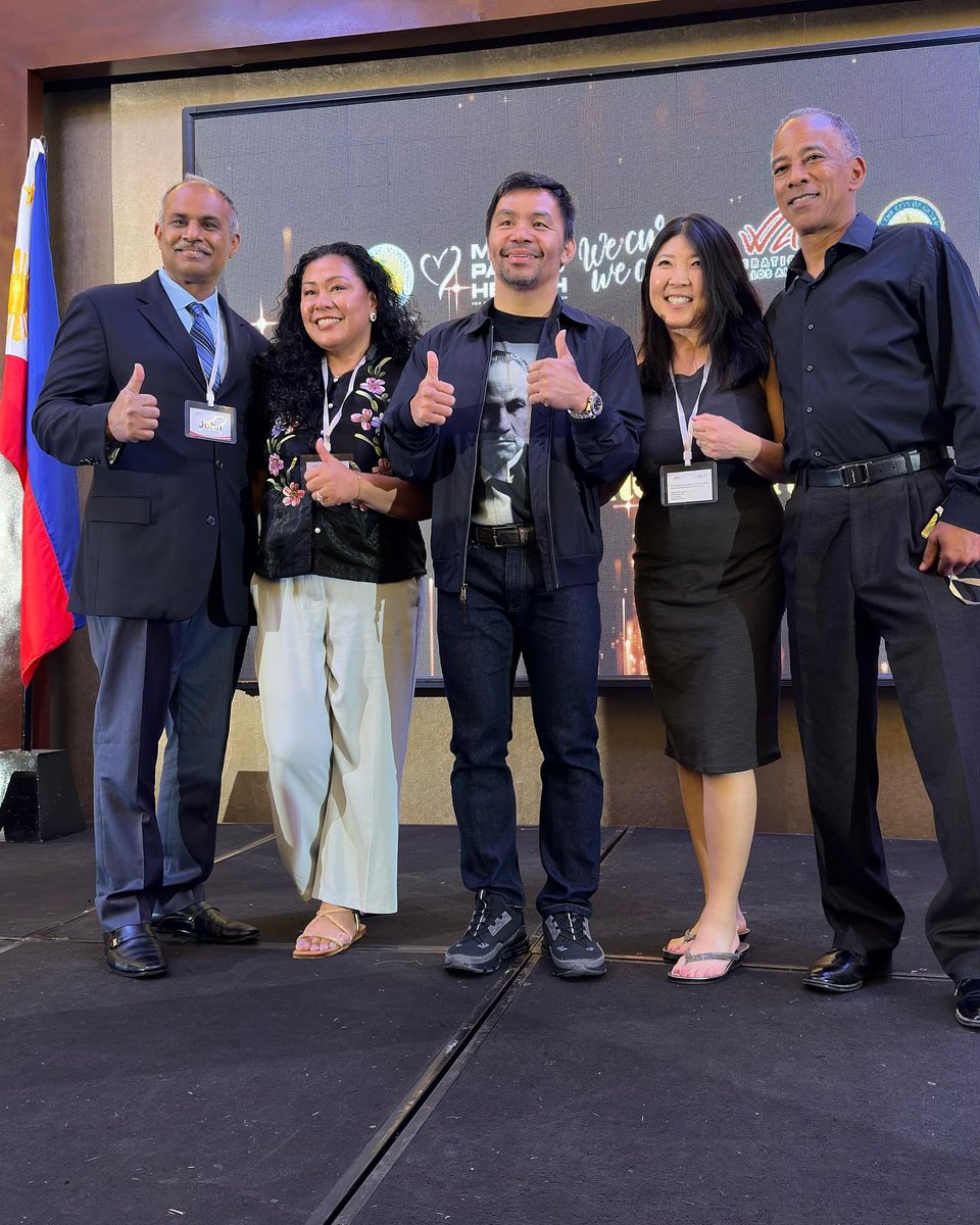 OPWalkLA's tweet photo. We had the most amazing evening at the Welcome Dinner. We were joined by many city and hospital officials and Sir @mannypacquiao who is the most generous man. Stay tuned for more.
#philippines2024 #operationwalk https://t.co/s2lV7uO8YA