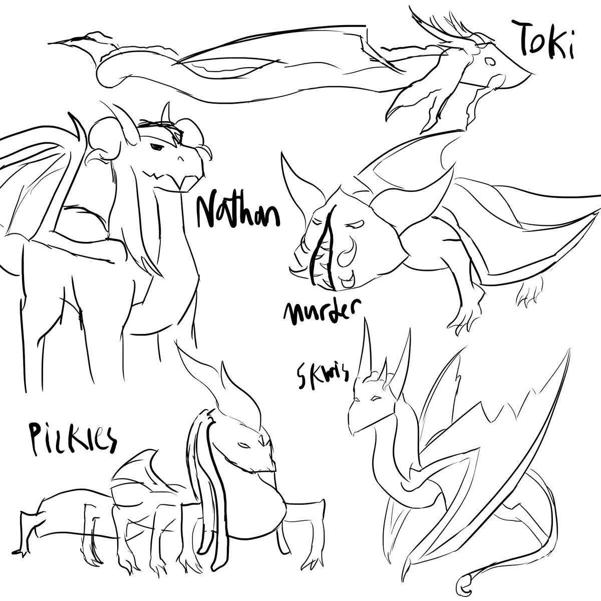 crubgur's tweet photo. Dragonklok (and shitty sketch I made in like five minutes) #metalocalypse https://t.co/wPgRO0Uuba