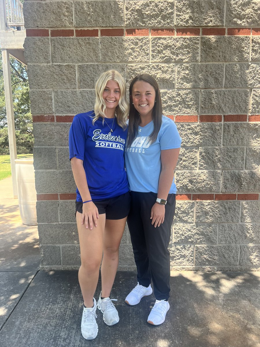 I very excited to say I have received my first offer to play D2 softball for Southwestern Oklahoma State University. Thank you Coach Boone for the offer!! <a href="/SWOSUSoftball/">SWOSU Softball</a> <a href="/JessicaRenaae/">Jessica Boone</a> <a href="/OKExclusiveSB/">OK Exclusive Softball</a>