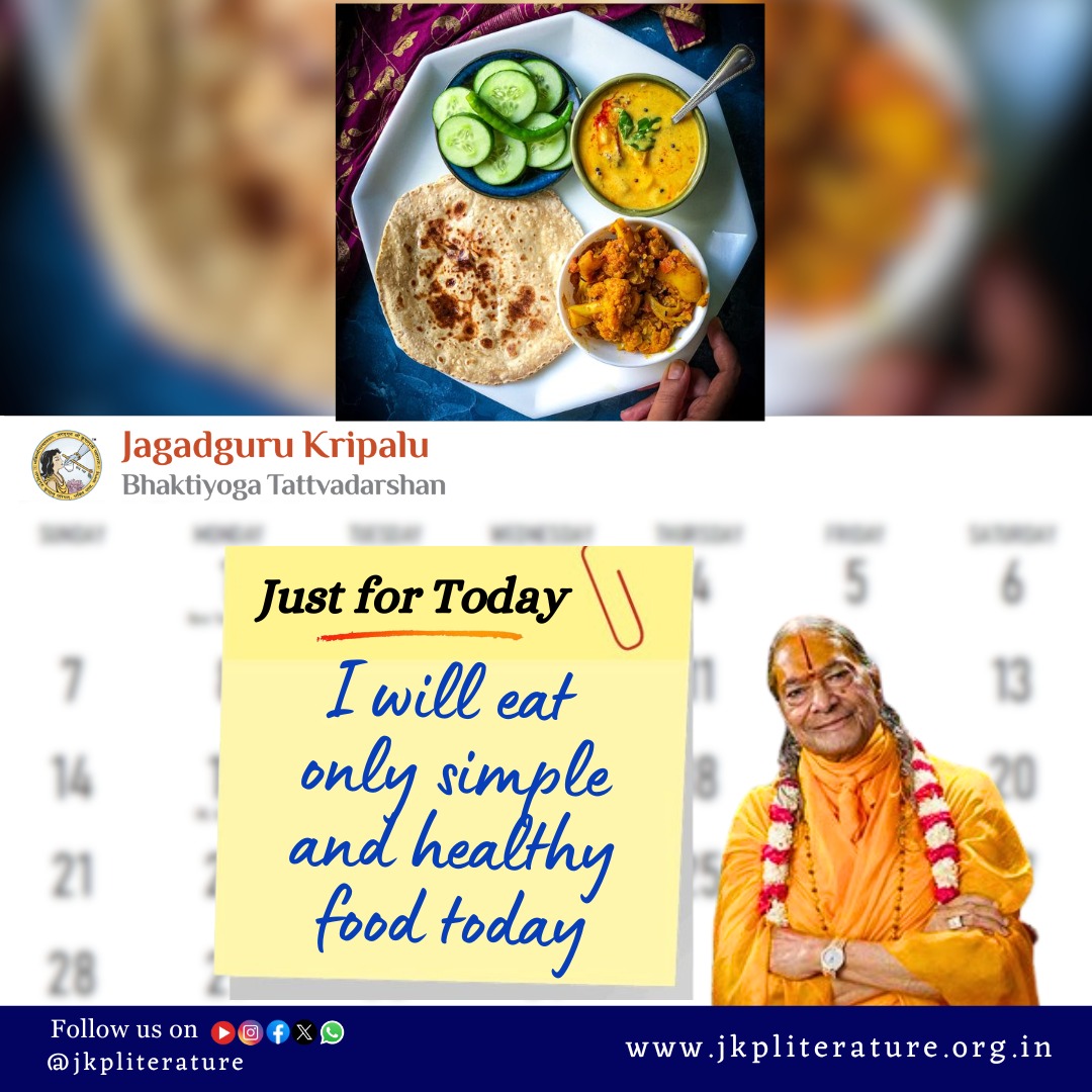 jkp_books's tweet image. 1/3 of the food you consume affects your mind. That's why it's said, "You are what you eat." Today, let's avoid heavy, spicy food and stick to simple and healthy options. Pure food, pure mind!
Visit: jkpliterature.org.in
#HealthyEating #SimpleFood #PureMind #Wellness #Healthy