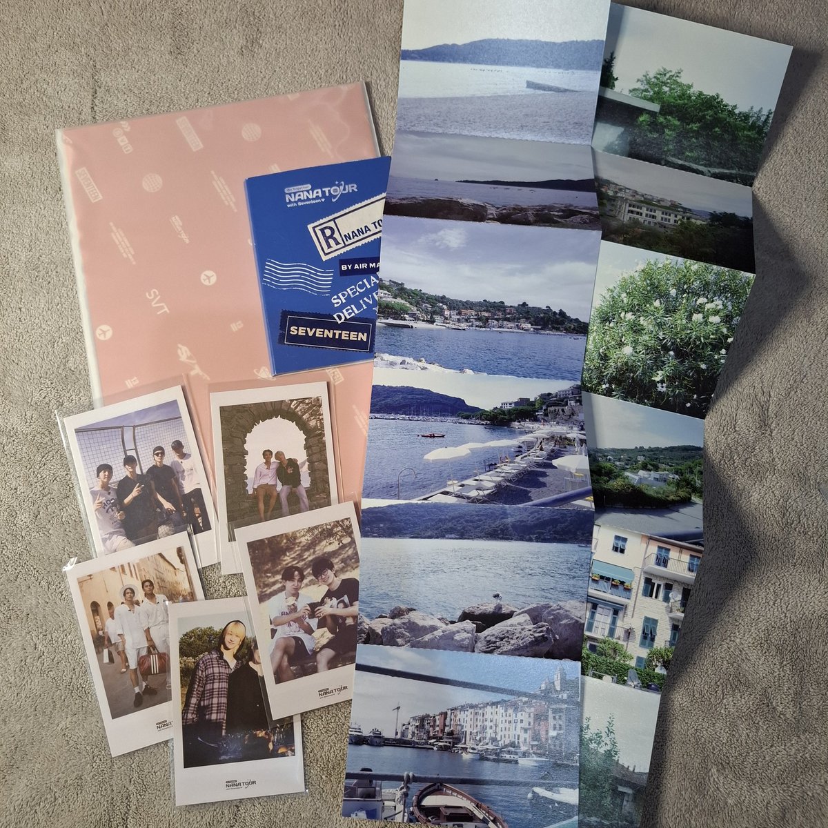 jillsych's tweet photo. wts lfb ph | help rt ✨️

♡ seventeen nana tour package sealed w/ pob (first press) - 2.2k 

♡ seventeen nana package tingi
pb + ticket set -  350
unit pcs + ww accordion set - 300

♡ nana member set - 100ea (jh 1:1)
♡ hao padilla set - 350set

dm to claim, all are on hand https://t.co/AtIImo5AuI