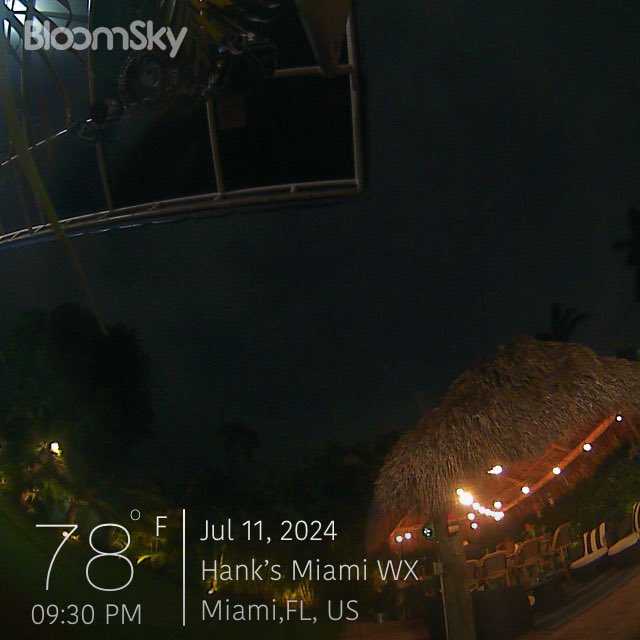 Almost a cool night. Temp could drop even more.