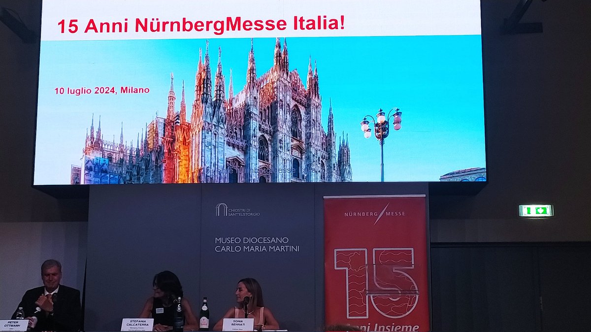 MILLEVIGNE (@millevigne) on Twitter photo Auguri per i 15 anni di attività alla filiale italiana di Fiera Norimberga #fieranorimberga #15anniInsieme Auguri per i 15 anni di attività alla filiale italiana di Fiera Norimberga #fieranorimberga #15anniInsieme