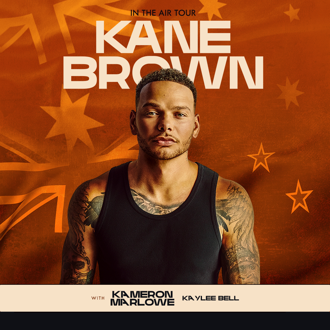 Ticketek Australia (@ticketek_au) on Twitter photo 🔥 Multi-platinum award-winning entertainer <a href="/kanebrown/">Kane Brown</a> will bring his highly anticipated In the Air Tour to Australia and New Zealand this November, with special guests <a href="/Kameron_Marlowe/">Kameron Marlowe</a> and <a href="/kayleebellmusic/">Kaylee Bell</a> on all shows.
🎫 Tickets on sale now! bit.ly/KANEBROW24 🔥 Multi-platinum award-winning entertainer <a href="/kanebrown/">Kane Brown</a> will bring his highly anticipated In the Air Tour to Australia and New Zealand this November, with special guests <a href="/Kameron_Marlowe/">Kameron Marlowe</a> and <a href="/kayleebellmusic/">Kaylee Bell</a> on all shows.
🎫 Tickets on sale now! bit.ly/KANEBROW24