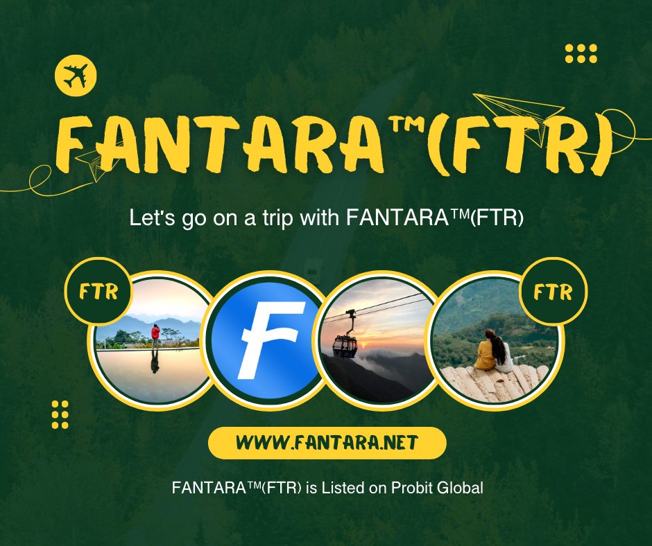 FANTARA_net's tweet photo. FANTARA™(FTR) Use FANTARA™ tokens to book and pay for everything in FANTARA™ World online and offline.

👉https://t.co/2uLJYWeH5M…………………………………………
👉https://t.co/w0AFPa5uMa

#FANTARA #FTR #FANTARAWORLD #STOLAO #cryptocrash  #Bitcoin #BTC #ETH #Ethereum #BTCETF https://t.co/NPOKpzNsm4