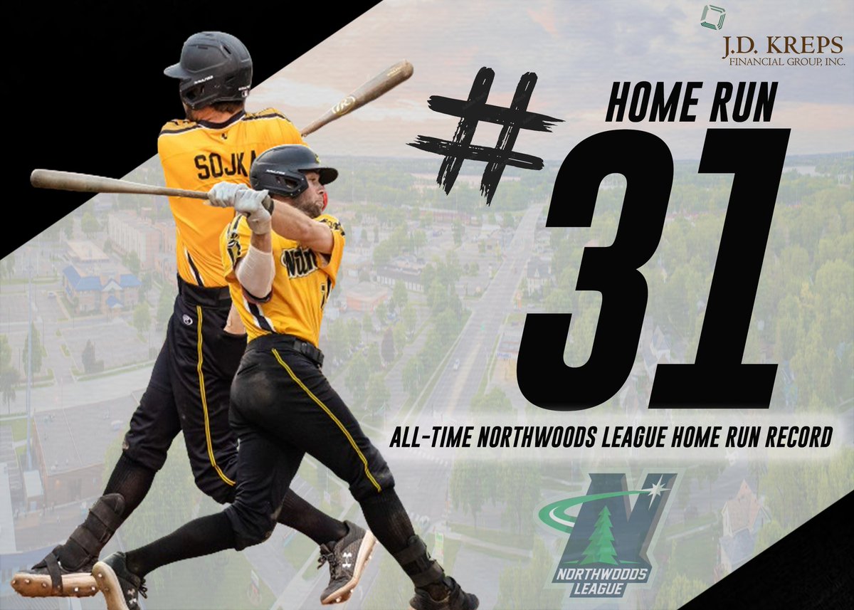 The new home run king in the Northwoods League!!

Andrew Sojka makes <a href="/NWLbaseball/">Northwoods League Baseball</a> history, with the 31st home run of his career

#StingEm