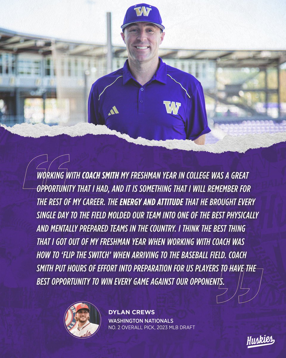 High praise from last year’s No. 2 overall pick. 

<a href="/__dc4__/">Dylan Crews</a> x <a href="/CoachEddieSmith/">Eddie Smith</a>