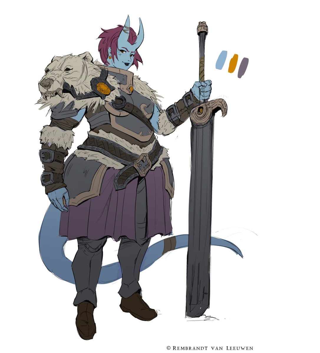 Frost Paladin Tiefling of Novahal. ❄

work in progress

#oc #originalcharacter #fantasyart #instaart #gameart #characterart #digitaldrawing #tiefling #dndart