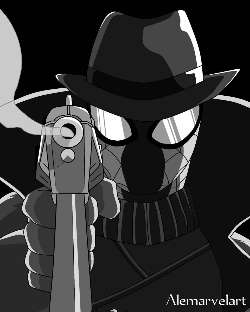 AleOhara_Artist's tweet photo. Dibujo a Spiderman Noir.
#spiderman #spidermannoir #Spiderverse #fanart #dibujo #art #artist #marvel #artpiece #spidermanacrossthespiderverse https://t.co/L6Nsd9P1SJ