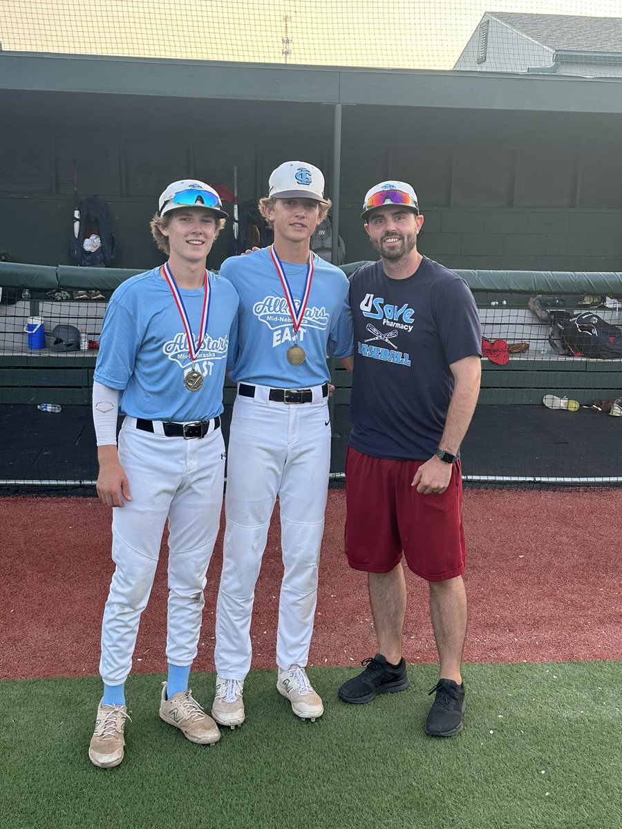 LegionGi's tweet photo. Congratulations to Books Hubl and Owen Janulewicz for representing USave in the Mid Nebraska league All-star game tonight in Kearney. Brooks and Owen helped bring the West All-stars a victory 6-1 over the East All-stars. https://t.co/MlabwDYhbA