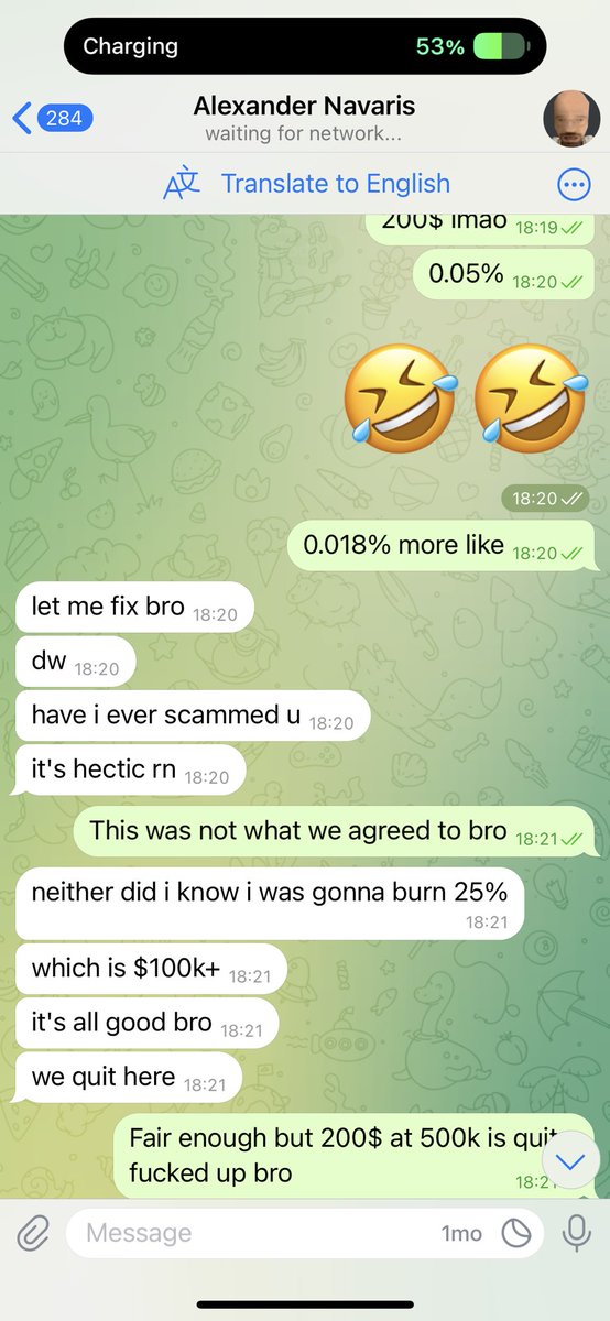 ChickenwithCap's tweet photo. @navaris64 is a scammer

He rugged $buni from 5m and now $CEPI from 500k.

I did ALL CEPI ART for him in good will and he scammed me for 2% supply as agreed pre project. 

Ended up giving me 0.018% and then blocking me when I asked for my fair share of tokens. 

SELL $CEPI NOW https://t.co/Q7nklkwzhe