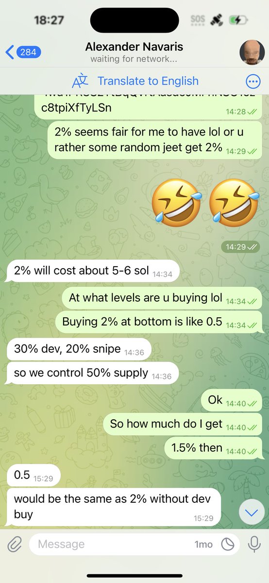 ChickenwithCap's tweet photo. @navaris64 is a scammer

He rugged $buni from 5m and now $CEPI from 500k.

I did ALL CEPI ART for him in good will and he scammed me for 2% supply as agreed pre project. 

Ended up giving me 0.018% and then blocking me when I asked for my fair share of tokens. 

SELL $CEPI NOW https://t.co/Q7nklkwzhe