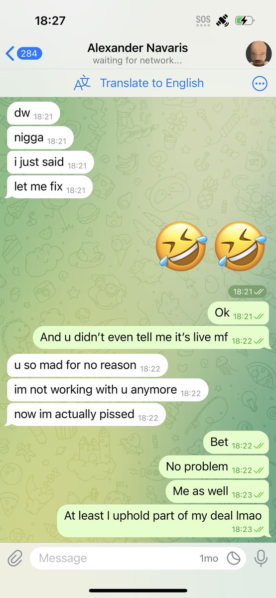 ChickenwithCap's tweet photo. @navaris64 is a scammer

He rugged $buni from 5m and now $CEPI from 500k.

I did ALL CEPI ART for him in good will and he scammed me for 2% supply as agreed pre project. 

Ended up giving me 0.018% and then blocking me when I asked for my fair share of tokens. 

SELL $CEPI NOW https://t.co/Q7nklkwzhe