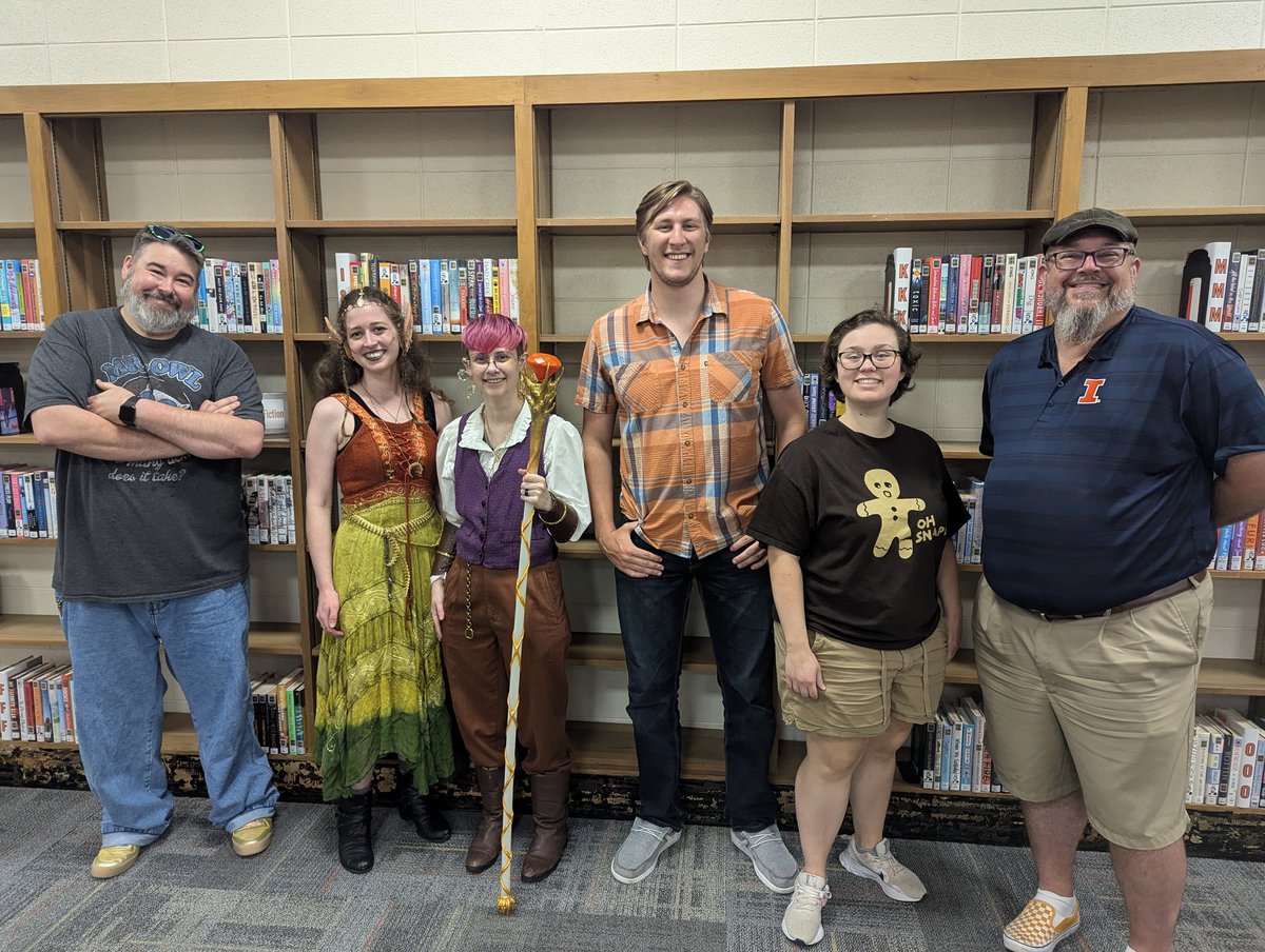 wchs_308library's tweet photo. The WCHS Library played host to our #RPGSummerCamp  Four days of #RPG workshops, skills practice and lots of play.  Shout-out to all our virtual guests @limitlessadvent @neofett3 @cawoodpublish @playwithjoe and volunteer #DMs It has been a memorable week! https://t.co/TRhEZGGDt1