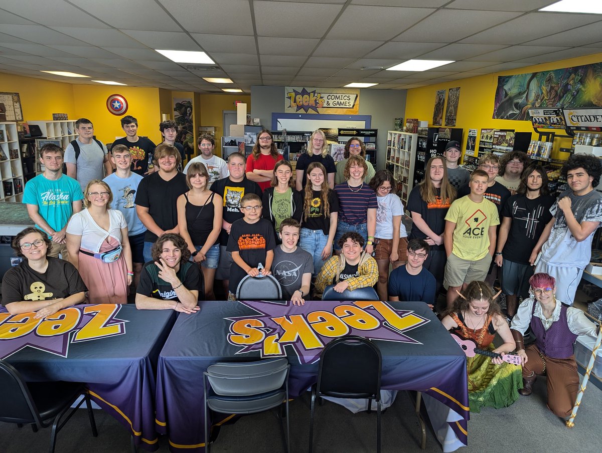 wchs_308library's tweet photo. The WCHS Library played host to our #RPGSummerCamp  Four days of #RPG workshops, skills practice and lots of play.  Shout-out to all our virtual guests @limitlessadvent @neofett3 @cawoodpublish @playwithjoe and volunteer #DMs It has been a memorable week! https://t.co/TRhEZGGDt1