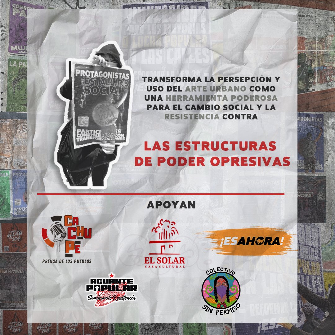 es_ahora_col's tweet photo. La imprenta callejera es una exposición que busca transformar la percepción y uso del espacio público a través del arte urbano como herramienta para el cambio y resistencia de los pueblos.

💥 Acércate a la casa cultural el solar en Bucaramanga del 2 al 15 de agosto 💥 https://t.co/LBGDWuCXyu