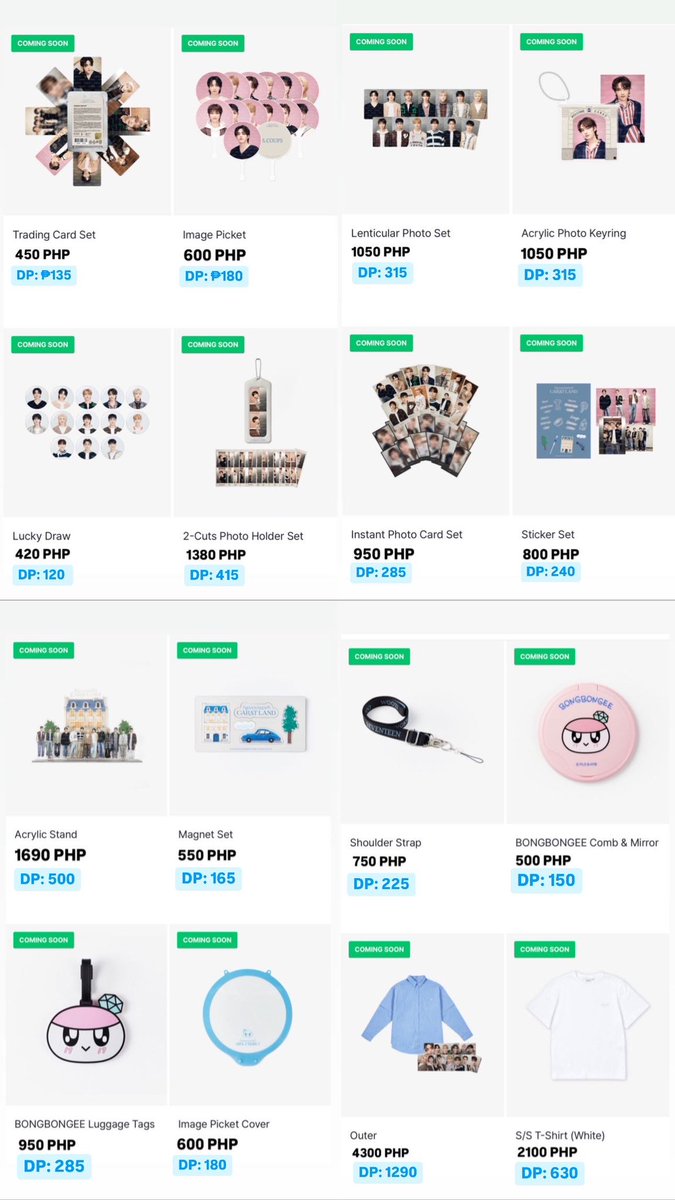 KMERCH_HAVEN's tweet photo. wts lfb 

Seventeen Caratland Official Merch PH GO 
Under 2nd pre-order ☀️ 

30% Downpayment 
Rem bal Sept 1 

To order, please checkout here: https://t.co/icHwnkDiPY https://t.co/oaC2wZol3o