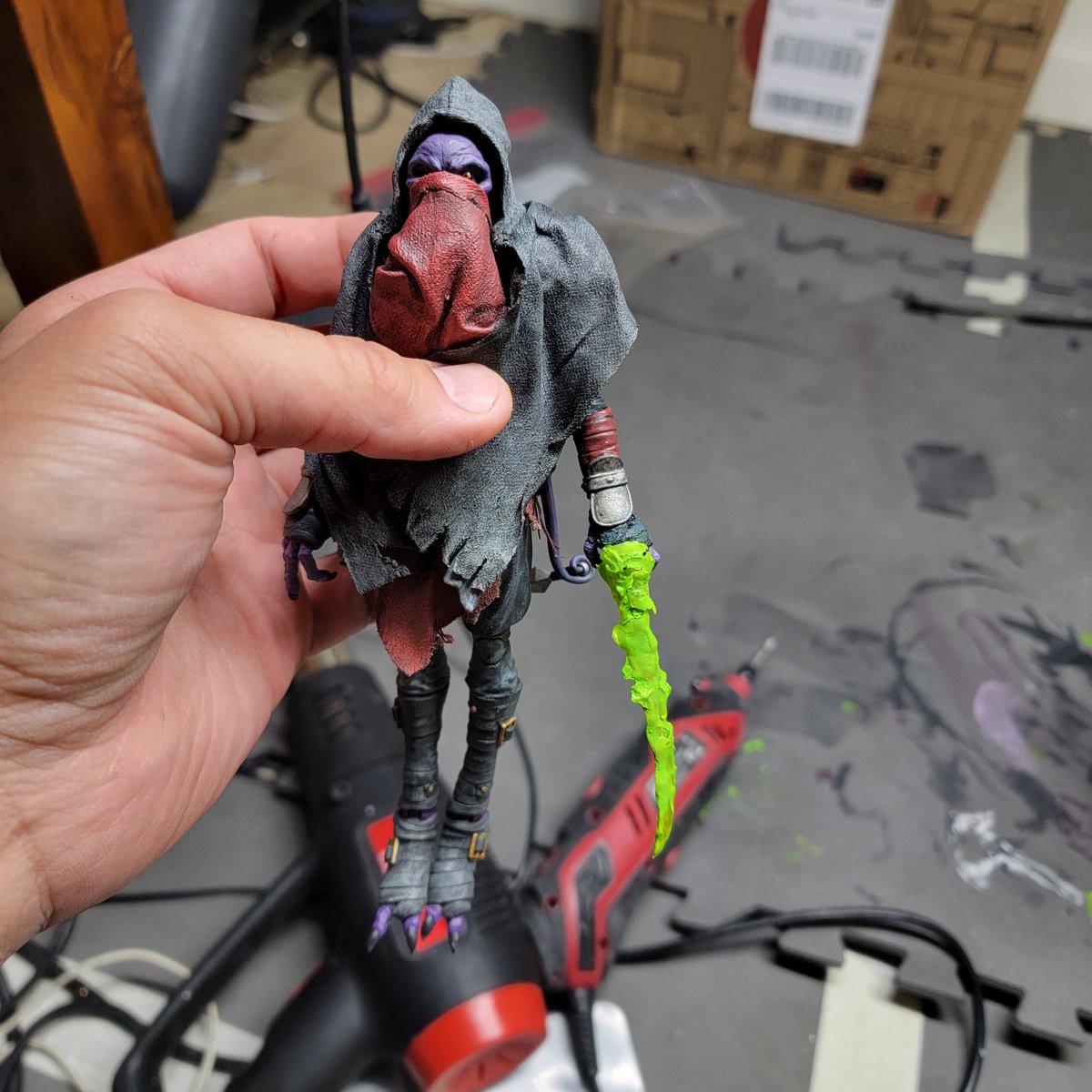 RascalCustoms's tweet photo. My #mindflayer #customactionfigure  #baldursgate3 inspired character.
#dnd #dndart #DnDcharacter #forgottenrealms https://t.co/xxs85fHUkA
