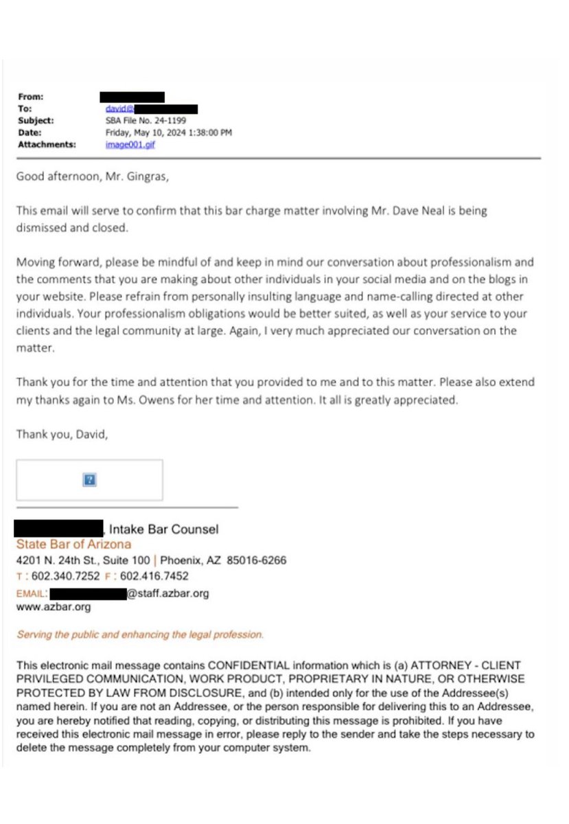Hay_Bales8's tweet photo. The #PondScumPosse has come across a bar complaint against #DavidSGingras that was ultimately dismissed
@MeganFoxWriter @DNealz @itgoatee @ClaytonsJustice @JusticeforMikeM @JusticeforGreg @TrampStampEsq @WeBLV3ormore https://t.co/vEDpURYqVl