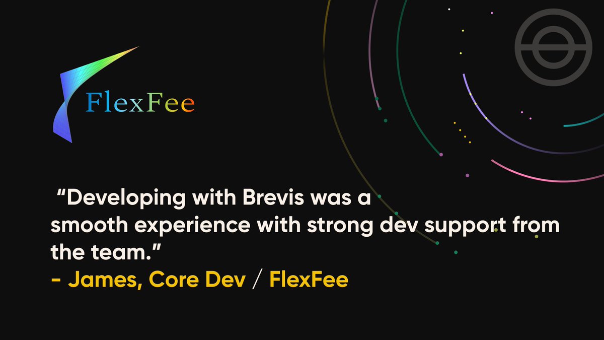 brevis_zk's tweet photo. 🥇FlexFee has implemented a Uniswap V4 Hook that offers protection to liquidity providers by dynamically adjusting fees based on volatility and swap sizes.

Using the Brevis SDK, FlexFee moves the expensive volatility computation off-chain by creating a circuit that generates a ZK proof for calculating realized volatility. The ZK proof of the input price and the calculation is then verified on-chain before the results are fed into the hook contract. Check out FlexFee:
https://t.co/pHlq9VfGN2