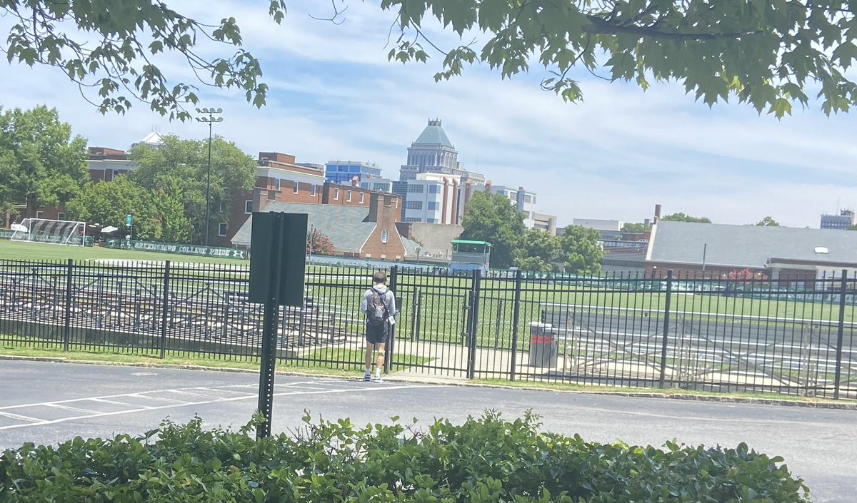 I teared up today when we watched <a href="/Jackson06790342/">Jackson Marsh</a> walk onto Pride Field as a College Football player.  All of the prayers, sacrifices, money, and miles paid off. It was so special to watch!  I don’t know what GOD has planned but I’m thankful I was here today. 
<a href="/GC_Pride_Fball/">Greensboro College Football</a>