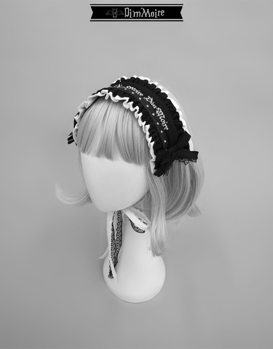 Dim Moire ディムモアール ヘッドドレス 白 Dim Moire ディムモアール ヘッドドレス 白 ヘッドドレス | DimMoire
